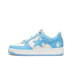 A BATHING APE Bape Star Logo Sneakers, Spring/Summer Unisex Lace-Up Casual Shoes For Indoor, Outdoor, All Season Wear  29% OFF