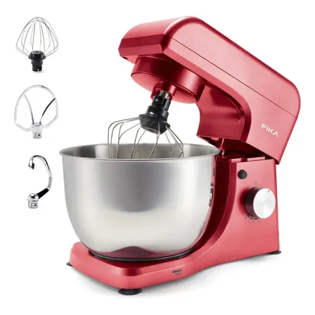 Batidora De Pie Planetaria 3 en 1 Fika Bowl 4l 8 Velocidades Negro Frecuencia 50Hz