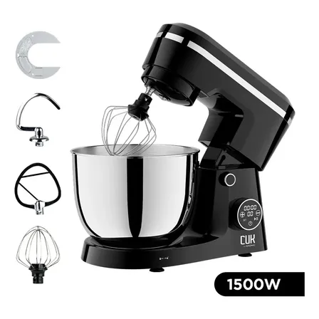 Batidora Planetaria Cuk Gadnic 1400 W Bowl 5l Acero Inoxidable 8 Velocidades 50/60 Hz Timer Led