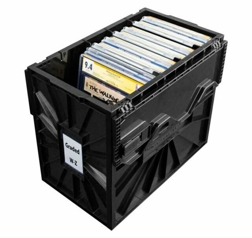 BCW Graded Certified Comic Book Storage Plastic Bin Stackable Box Heavy Duty New