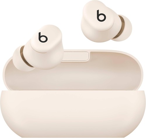 Beats Solo Buds True Wireless Earbuds Built-in Microphone Matte Ivory  Excellent
