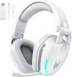 BENGOO G1 60H Wireless Gaming Headset with RGB Lights & Mic for PS5 PS4 PC