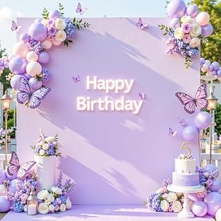 Besutolife Square Arch Backdrop Cover, 8&times;8 FT Spandex Arch Covers Stretchy Fitted Balloon Arch Stand Cover for Wedding, Birthday Party, Baby Shower, Photo Booth, Graduation Ceremony, Purple