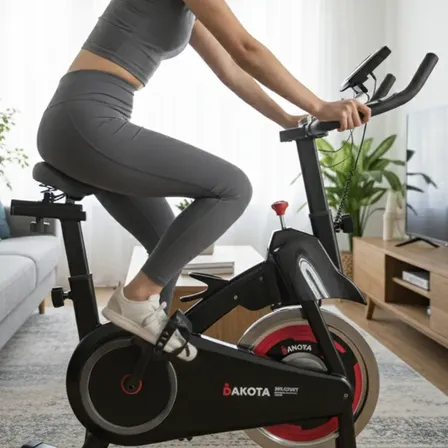 Bicicleta Fija Spinning Magn&eacute;tica Dakota Conexi&oacute;n Inal&aacute;mbrica Negro