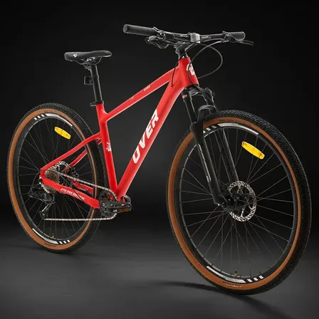 Bicicleta Mtb Overtech Peregrine R29 Aluminio, Monoplato, 11 Velocidades Ltwoo, Freno Hidraulico, Suspensi&oacute;n Con Bloqueo, Color Rojo/blanco, Tama&ntilde;o Del Cuadro M