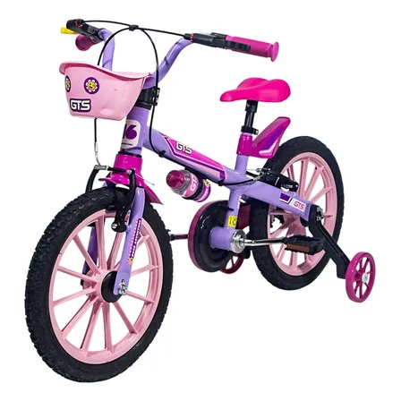 Bicicleta Rodado 16 Gts Con Rueditas 2025 Azul Fuerte 16