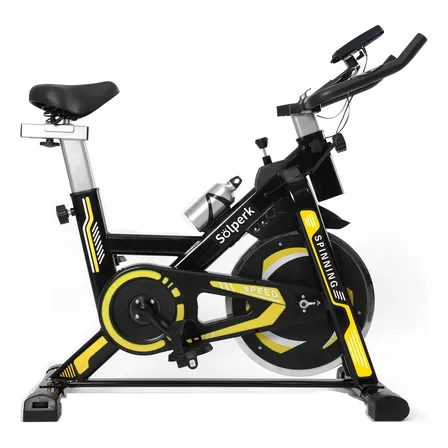 Bicicleta Spinning Con Roda De In&eacute;rcia De 10kg Cor Preto Negro