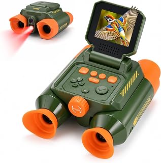 Binoculars for Kids with Camera & Night Vision, 48MP Photos 1080P Video