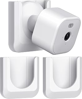 Blink Mini 2 Camera Adhesive Wall Mount Bracket, Strong Adhesive Durable Camera Mount Stand for Blink Mini Indoor Camera, No Drill, No Screws, Decorate Damage-Free, Easy to Install (2 Pack)