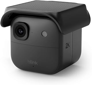 Blink Solaris 2K+ (newest model) &mdash; Solar-powered battery smart security camera, wireless fixed solar panel, 2K video. Required Sync Module not included &mdash; Add-On (Black)