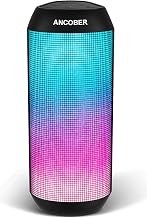 Bluetooth Speaker, 20W HD Stereo Loud Sound, Portable Wireless, RGB Light, 36H Playtime, TWS Surround Pairing, IPX4 Waterproof, BT5.3, Built-in Mic, for Outdoor, Home, Party, Camping, Electronic Gifts