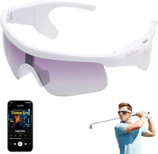 Bluetooth Sunglasses, Polarized UV400 Open-Ear Audio Glasses | Smart Glasses, 8H Playtime, Hands-Free Calls, Music & Voice Control, 52g Lightweight TR90 Frame, IPX5 Waterproof Sport Fit