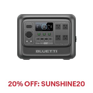 BLUETTI Elite 100 V2 1024Wh 1800W Portable Power Station Certified Refurbished