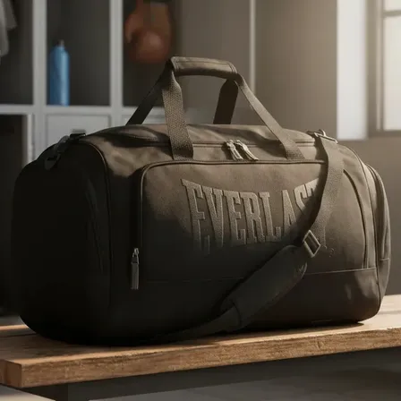 Bolso Everlast Deportivo Urbano Grande Viaje Gimnasio 16332 Negro