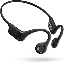 Bone Conduction Headphones Bluetooth 5.4, 22g Lightweight Open Ear Headphones with Clear Balanced Audio, Noise-Reducing Mic, Up to 10H Playtime, IP55 Water-Resistant for Running, Cycling & Workouts