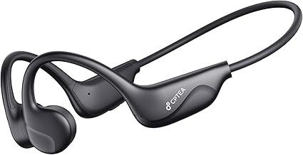 Bone Conduction Headphones, Open Ear Sports Headphones, Wireless Headset | with Mic, Bluetooth 6.0, 10H Playtime, IPX5 Sweatproof, Lightweight Secure Fit for Running, Cycling, Gym