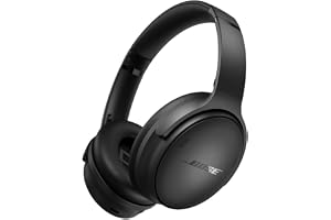 Bose QuietComfort Headphones - Wireless Bluetooth Headphones, Active Over Ear Noise Cancelling and Mic, USB-C Charging, Deep Bass, Up to 24 Hours of Playtime, Black