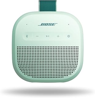 Bose SoundLink Micro Portable Bluetooth Speaker (2nd Gen), Wireless Outdoor Speaker, Up to 12 Hours Battery Life, Waterproof and Dustproof, Dewdrop Mint - Limited Edition Color