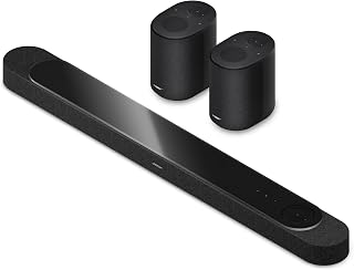 Bose Surround Sound Set (1 Lifestyle Ultra Soundbar & 2 Lifestyle Ultra Speakers), Wireless Home Soundbar for TV with Dolby Atmos, CleanBass, AirPlay & Google Cast, Black