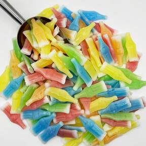 BOSTON Wax Bottles Candy Classic Chewy Fruity Liquid Filled Retro Treats  7% OFF