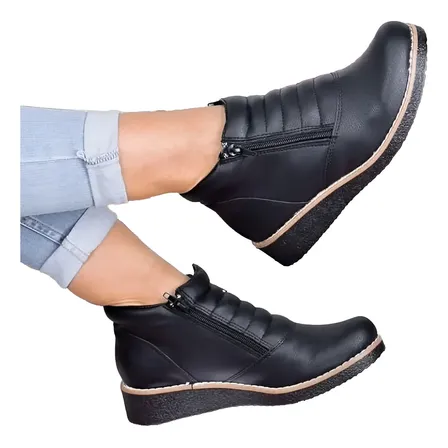 Botinetas Para Dama La Mas C&oacute;moda,facil De Calzar