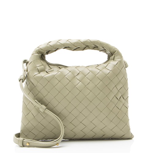 Bottega Veneta Intrecciato Calfskin Mini Hop Top Handle