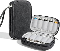 BUBM USB Flash Drive Case | Double Layer Cloth, Thumb Drive Organizer, Portable U Disk Storage Holder, Waterproof Electronic Accessories Carrying Bag