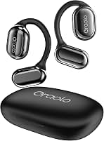 BUGANI OE03 Open Ear Headphones, Bluetooth 5.3 Wireless Headphones, Open Ear Earbuds with Immersive Stereo Sound, Clear Talk, 30H Playtime, Waterproof Sport Earbuds for Running, Black
