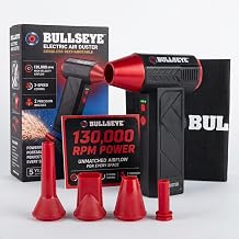 Bullseye Air Blaster - Air Duster and Blower, 4 Nozzles, As Seen on TV