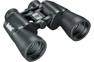 Bushnell Falcon 10x50 Wide-Angle Binoculars - Porro Prism, InstaFocus, BK7, Fold-Down Eyecups, Non-Slip Grip