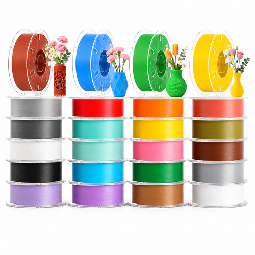 【BUY 10 PAY 6】Creality PLA PETG Matte SILK ABS ASA RFID Refill 3D Filament LOT