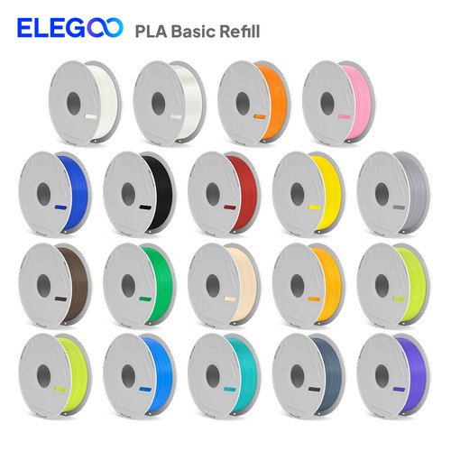 【Buy 3 Get 2 Free,Add 5】ELEGOO PLA Filament with spool 3D Printer 1KG