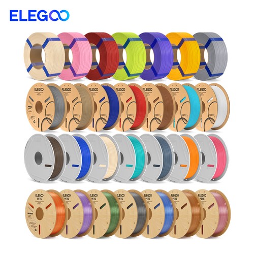 【Buy 3 Get 2 Free,Add 5】ELEGOO PLA/PLA+/Rapid PLA+/PLA Pro 3D Printer Filament