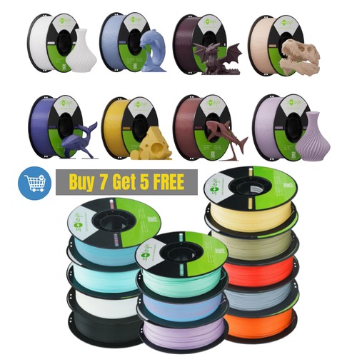 【Buy 7 Get 5 FREE】Creality Soleyin Ultra PLA/Basic PETG 3D Printer Filaments