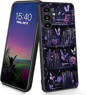 Bxgolkgd Designed for Galaxy A57 5G Case,Slim Soft TPU Silicone Shockproof Anti Slip Protective Case for Samsung Galaxy A57 5G 2026 6.7 inch - Halloween Ghost Bookcase