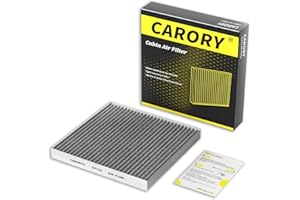 Cabin Air Filter w/Activated Carbon for Honda Accord 2003&ndash;2022, Civic 2006&ndash;2015, CR-V 2007&ndash;2016, Odyssey 2005&ndash;2017, Pilot 2009&ndash;2022, Ridgeline 2006&ndash;2025, Acura MDX 2007&ndash;2020 and More