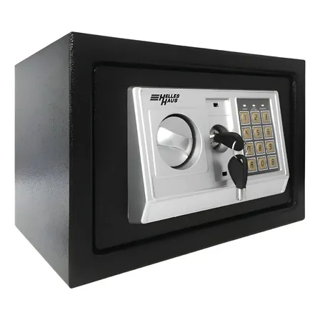 Caja Fuerte Helle Haus Seguridad Alemana Digital Alarma Pilas Teclado Color Negro