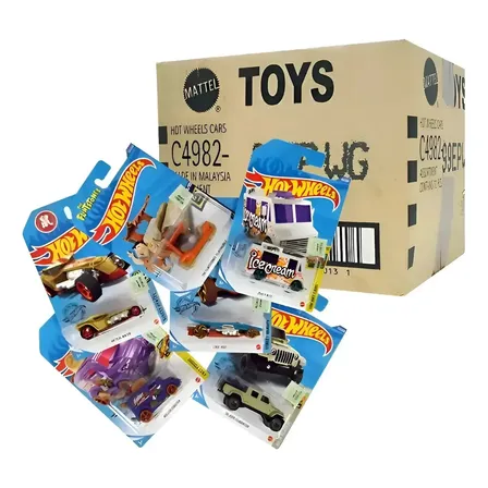 Caja Hot Wheels Veh&iacute;culos B&aacute;sicos Surtidos X 72 Mp
