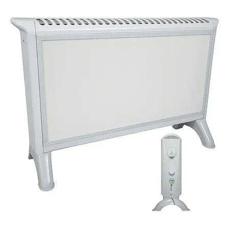 Calefactor El&eacute;ctrico Convector Tp Hogar Termostato Regulable 2000w Silencioso C1215 Blanco