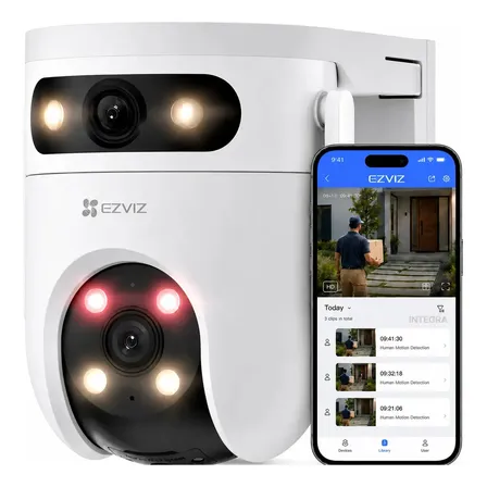 C&aacute;mara De Seguridad Ezviz Cs-h9c-r100-8h33wkfl H9c Con Resoluci&oacute;n 3mp Visi&oacute;n Nocturna Incluida