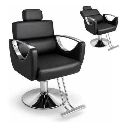 Camilla Sill&oacute;n Masaje Est&eacute;tica Silla Barber&iacute;a Koa Negro