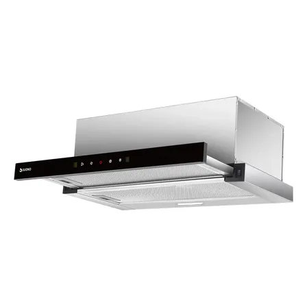 Campana Retr&aacute;ctil Suono 60 Cm Purificadora 130w Silver Acero Inoxidable