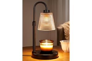 Candle Warmer Lamp with Timer Home Decor Birthday Gifts for Women | Dimmable Candle Warmer for Jar Candles, Height Adjustable Wax Melts Warmer,Room Decor House Warming Gifts New