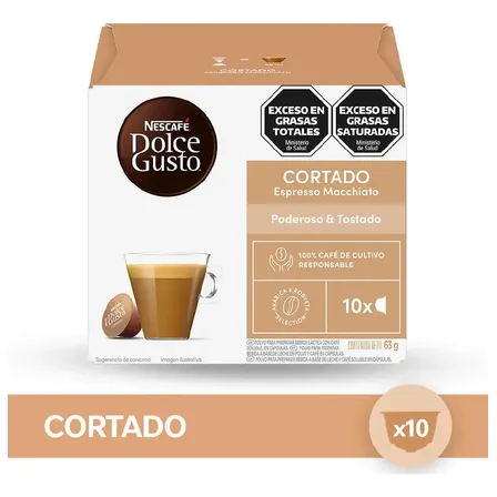 C&aacute;psulas De Caf&eacute; Nescaf&eacute;&reg; Dolce Gusto&reg; Cortado - X 10 C&aacute;psul