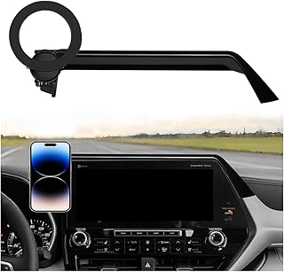 Car Phone Holder for 2020-2025 Toyota Highlander Accessories, Compatible MagSafe, 360&deg; Rotation, Super Strong Magnetic Attraction(for 8 inch Screen only)