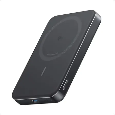 Cargador Port&aacute;til Magn&eacute;tica Power Bank Anker MagGo, 10000mAh 15W, cargador port&aacute;til MagSafe con Qi2 Bater&iacute;a Externa Inal&aacute;mbrica, Compatible Para iPhone Series 17/16/15/14/13/12, AirPods Y M&aacute;s