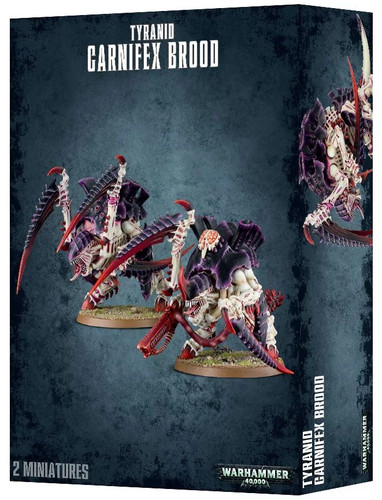 Carnifex Brood / Old One-Eye Tyranid Warhammer 40K NIB (Builds 2x Carnifex)