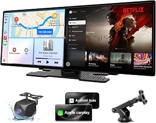 Carplay Screen for Car, 11'' Wireless Apple Carplay & Android Auto