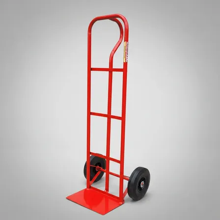 Carrito De Carga Zorra Tubo Carreta Plataforma 200 Kg Acero Rojo