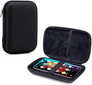 Carrying Case Compatible with TIMMKOO Q3E MP3 Player Case Shockproof Lightweight Durable EVA Hard Shell Protective Cover Compatible with TIMMKOO Q5 Q8 4” MP4 Music Player